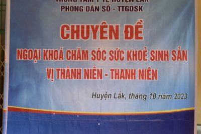 NGOẠI KHOÁ CHĂM SÓC SỨC KHOẺ SINH SẢN VỊ THÀNH NIÊN CHO HỌC SINH TRƯỜNG THCS TRẦN HƯNG ĐẠO